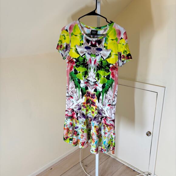 Prabal Gurung f/Target NWOT Women's First Date Floral Drop Waist Ruffle Dress S - Picture 2 of 6